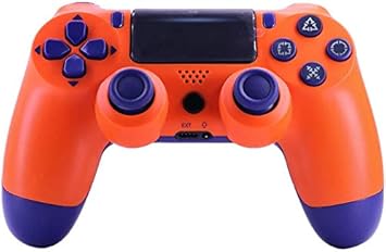 ps4 controller orange blue