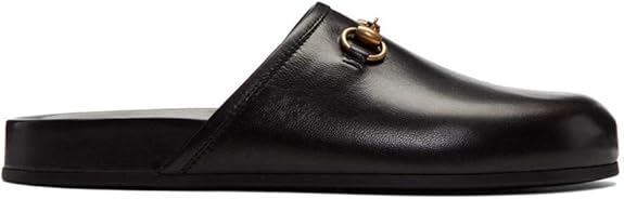 gucci river leather clogs