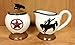 Sugar & Creamer set 2pc Cowboy WESTERN DECOR
