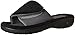Isotoner Women’s Microterry Adjustable Slide Slippers, Black, X-Large/9.5-10 M US