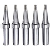 ShineNow Quality Replacement soldering tips for WELLER WESD51 WES51 WE1010NA PES50 PES51 Chisel Tips ETB 5pcs Pack