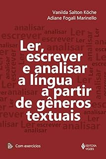 Livro Ler, escrever e analisar a língua a partir de gêneros textuais