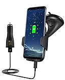 Wireless Charger Car Mount, iDudu Wireless Charging Car Holder with Air Vent Mount for Samsung Galaxy Note 8 S8 S8 Plus S7 S7 Edge S6 Edge plus Note 5, Standard Charge for iPhone X iPhone 8 8 Plus