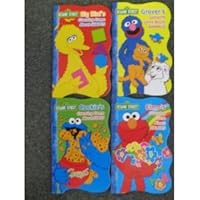 Sesame Street 4 First Board Books: Colors, Shapes, Animals, Food 1593947976 Book Cover