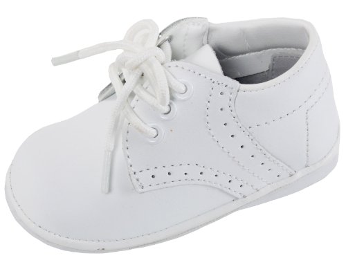 Angels Garment Baby Boys White Size 3 Oxford Dress Shoes