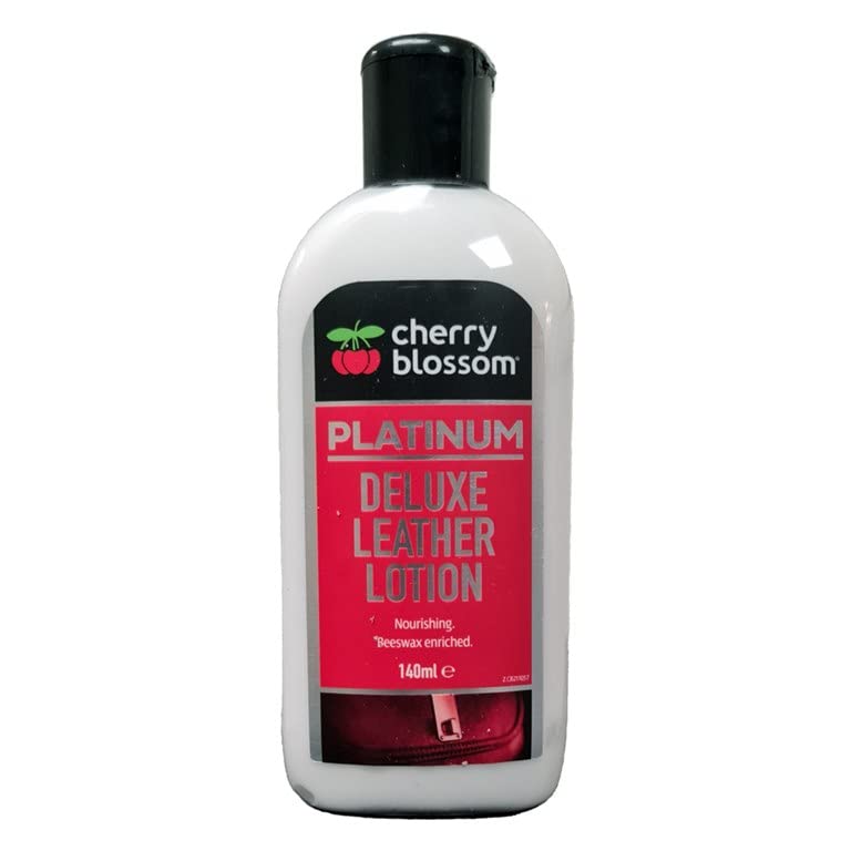 Cherry Blossom Footwear Deluxe Leather Lotion Shoe Care Product, Neutral, 140ml UK