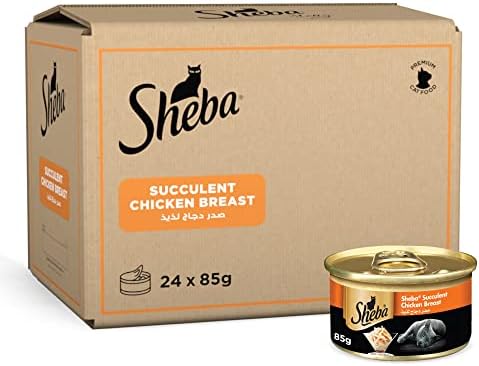 Sheba Succulent Chicken Breast, Wet Cat Food, 24 X 85G price in