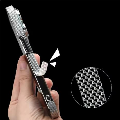 20 Pack Cell Phone Grip Tape Strips Rubber Non Slip Side Sticker Adhesive Grippy Bumper Frame Stickers for iPhone Case Magnetic Mobile Phone Case Commuter Series Cases Smartphone Tablet Frame