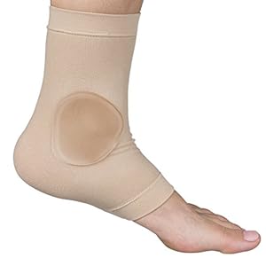 ZenToes Ankle Bone Protection Socks Malleolar Sleeves with Gel Pads for Boots, Skates, Splints, Braces – 1 Pair