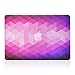 Unik Case Gradient Ombre Triangular Galore Light Beam Purple Graphic Ultra Slim Rubberized Hard Case Cover for Macbook Pro 13
