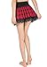 Plaid Skirt - Women's Girl's A Line High Waist Pleated Flared Mini Skirt Tartan Kilt by TOFLY Red