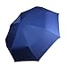 bemece Windproof Travel Umbrella, Compact Lightweight Foldable Automatic Umbrella for Men Women, Auto Open Close - Blue