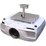 PCMD, LLC. Projector Ceiling Mount Compatible with Epson Home Cinema 5050UB 5050UBe Pro Cinema 6050UB with Lateral Shift Coupling (10-Inch Extension)