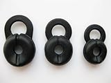 3 NEW Black EAR Buds GEL SET for Blueant Bluetooth Headset V1 Q1 Q2 T1