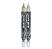 Pentel XGFH Scientific Brush Pen, Gold & Silver, 2 pens per Pack(Japan Import) [Komainu-Dou Original Package]