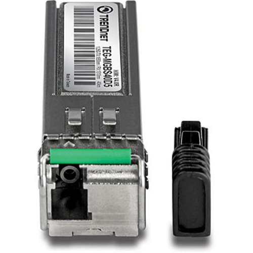 TRENDnet SFP Dual Wavelength Single-Mode LC Module 1550/1310,Version v4.0R, Compatible with Standard SFP Slots, Up to 40 Km (24.9 Miles),TEG-MGBS40D5