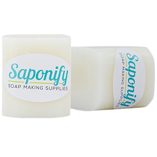 2LB Coconut Milk Melt and Pour Soap Base | Make Your Own Gentle Detergent-Free Glycerine Soaps with Professional Grade Base by Saponify