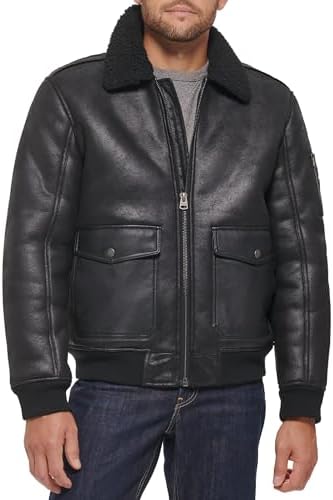 【激レア】極美品TRUE RELIGION レザージャケット True Religion Sherpa PU Jacket for Men – Faux Leather Winter