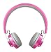 LilGadgets Untangled PRO Kids Premium Wireless Bluetooth Headphones with SharePort (Children) - Pink primary