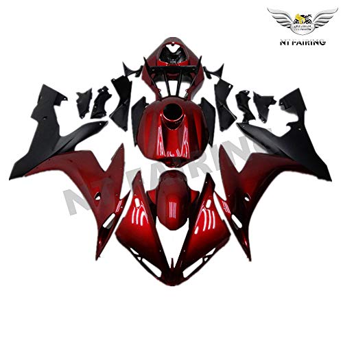 NT FAIRING Red Black Injection Mold Fairing Fit for Yamaha 2004 2005 2006 YZF R1 R1000 YZF-R1 New Painted Kit ABS Plastic Motorcycle Bodywork Aftermarket