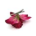 Fashion Wedding Bridal Flower Fabric Dendrobium Orchid Hair Clip Brooch Barrette Hot Pink