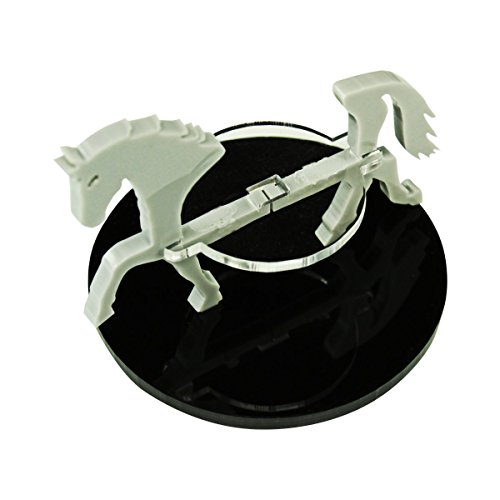 Horse, Character Mount Marker, Grey, 50mm Base (1)
