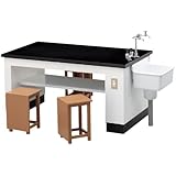 ハセガワ 1/12 フィギュアアクセサリーシリーズ 理科室の机と椅子 プラモデル FA04