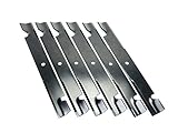 MowerPartsGroup (6) Notched Hi Lift Blades Replace Bad Boy 038-6050-00 60" Deck