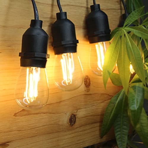BRIMAX (25PACK) 2W S14 LED Outdoor Edison Light Bulbs for String