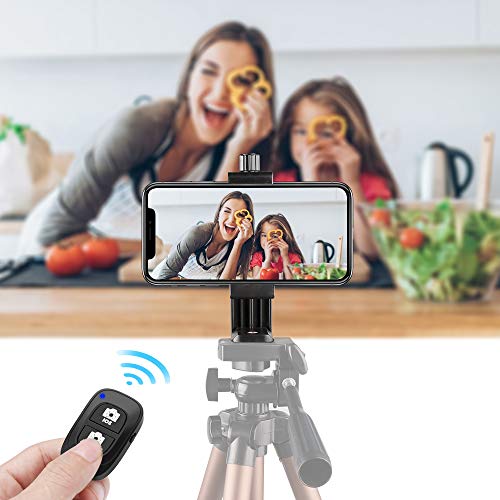 image for UBeesize Cell Phone Tripod Mount with Wireless Remote, Selfie Stick Mo