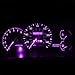 Partsam T10 194 LED Light Bulb Instrument Panel Gauge Cluster Dashboard LED Lights-10Pcs Purple Pink