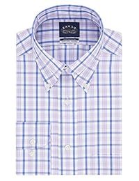 Eagle camisa de vestir para hombre, no necesita planchado, cuello elástico, ajuste regular