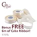 Cakebon Cake Boards - Sturdy 1/2 Thick Drums - 8 Inch Professional Smooth Straight Edges White 12-Pack