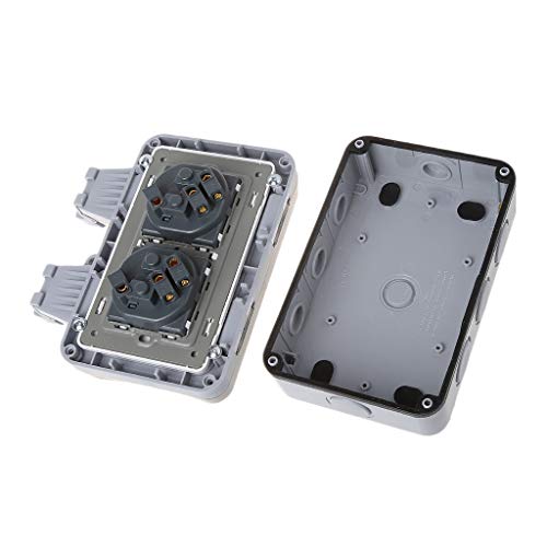 Aussensteckdose Aufputz Wasserdicht Steckdose Aufputz Schalter IP66 Wetter Und Staubdichte Steckdose – Bild 7