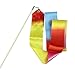 Voberry Nice Cute Dancing Ribbon Streamer Gym Rhythmic Rod Art Gymnastic Ballet Twirling Stick 4M (Color)