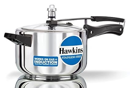 Hawkins Stainless Steel 4.0 Litre Pressure Cooker by Hawkins