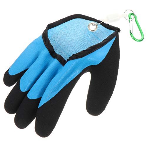 Hemoton Angelhandschuh Jagdhandschuhe mit Magnetfreigabe Anti-Schnitt Wasserdicht rutschfest Fischfang Handschuhe…