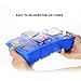 Ice Cube Trays, ULuck Silicone Large Ice Cube Trays with 2 Lids (2 Pack) - 8 Molds X 2 inch Big Ice Cubes Molds Stackable for Whiskey Cocktail and Any Drink - Keep Your Drink Cold For Longer - (Blue)