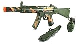 Special V Force Commander Toy Gun Complete Combo Set w/ Battery Operated Toy Gun and Toy Grenade, Dummy Knife with Sheath