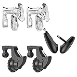 [4 Triggers] Fortnite PUBG Mobile Controller - Sumyee Mobile Game Controller, Cellphone Game Trigger, Battle Royale L1R1 Sensitive Shoot and Aim Gift for Kids [New Version] (4 Triggers)