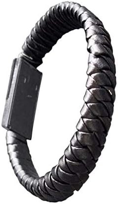 ZDLJM Usb Bracelet Mobile Phone Data Cable Braided Bracelets &Amp; Bangles For Men Women Punk Usb Charging Cable Bracelet for iphone/for Android/for Type c