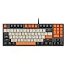 Havit Mechanical Keyboard Wired 89 Keys Gaming Keyboard Red Switch Keyboard with PBT Keycaps for PC Gamer Computer…