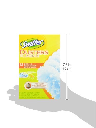 Swiffer 180 Dusters Multi Surface Refills, Citrus & Zest scent, 12 Count (Packaging May Vary) - Thumbnail 6