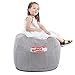 Snuggly Corduroy Stuffed Animal Storage Bean Bag Cover,Kids Soft Toys Clean Up&Organizer,Reinforced Seams,Large 32