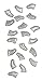 40-Pack Silver Holographic Glitter Soft Nail Caps For Dogs Claws * Purrdy Paws Brand (Medium)