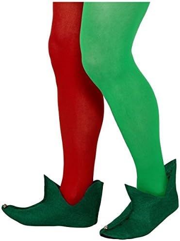 Elf Boots Adult or Teen Green Medieval Jester Shoes Christmas Costume Accessory