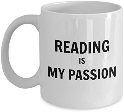 READING is My Passion and Obsession, Obsession Mug as Gift for Mom, Dad, Him, Her, Sister, Brother, Wife, Husband, Friend