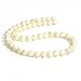 HAAMIIQII 60pcs 6mm Natural White Mother of Pearl Shell Beads Round Loose Gemstone Beads for Jewelry Making Strand 15 Inch