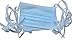 Tie On Surgical Face Mask Fluid Resistant 3 ply Blue 50/Box Made in USA