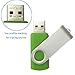 10 X Enfain 16GB USB Flash Drive 2.0 Memory Zip Pen Disk Green, Ideal for Tradeshows, Branded Giveaways, and Other Event-Related Marketing Strategies